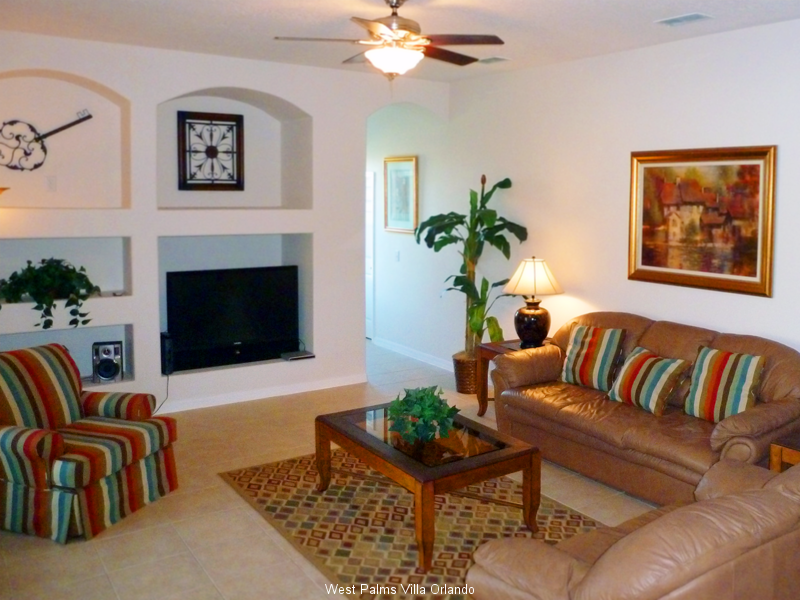 West Palms Villa Living Area